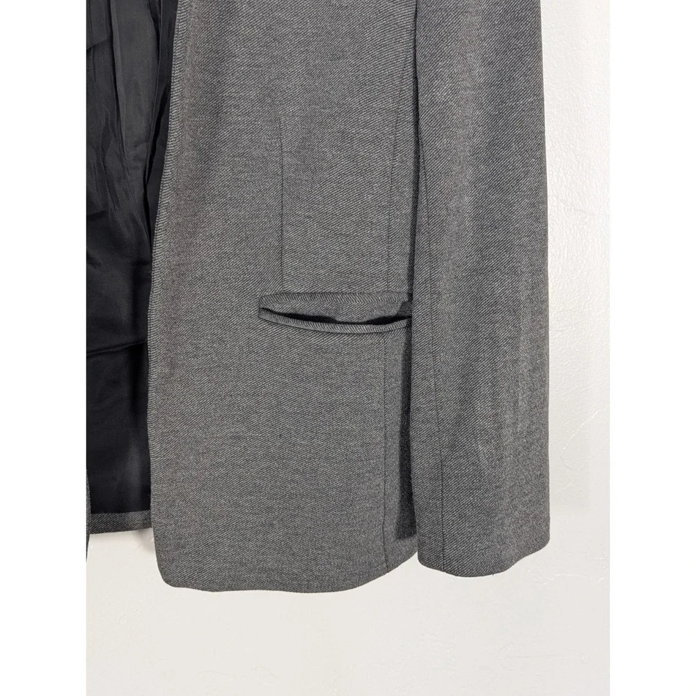J. Crew 365‎ Blazer Womens 6P Petite Going Out Stretch Twill Gray Heather Dove